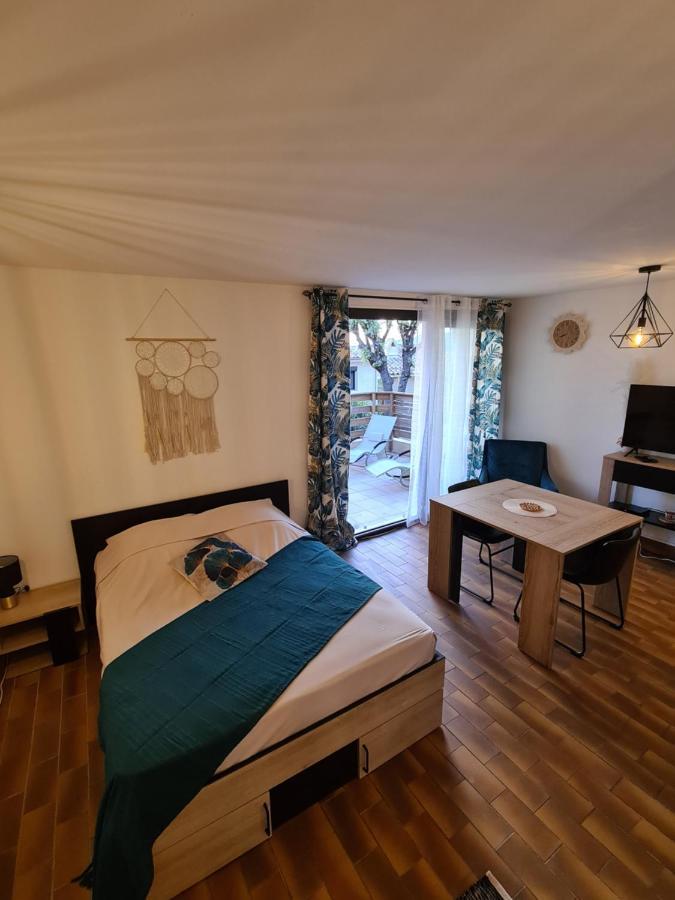 Studio Avec Terasse Vue Mer Porticcio  Bagian luar foto