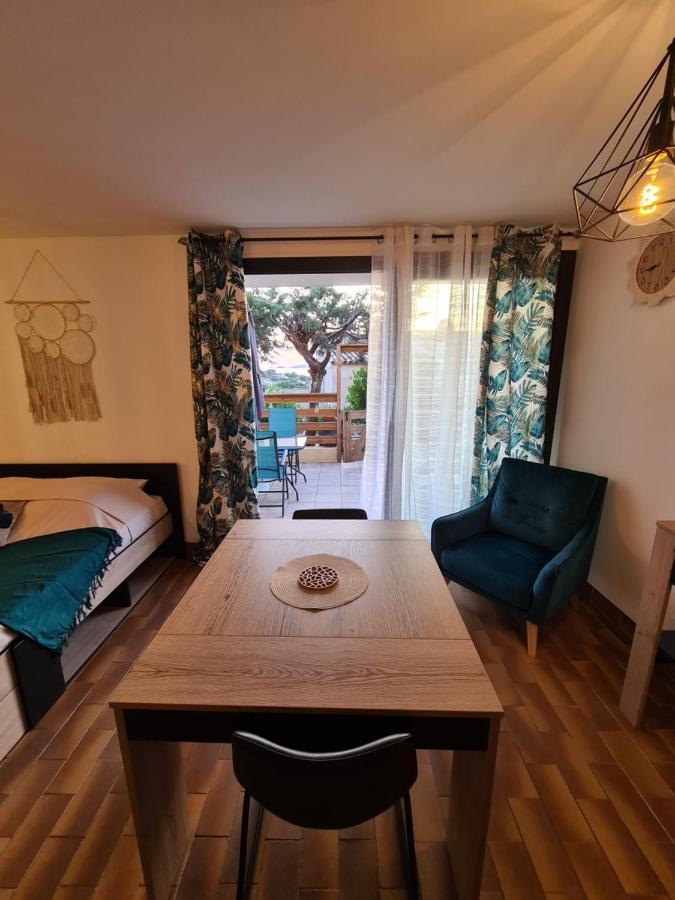 Studio Avec Terasse Vue Mer Porticcio  Bagian luar foto